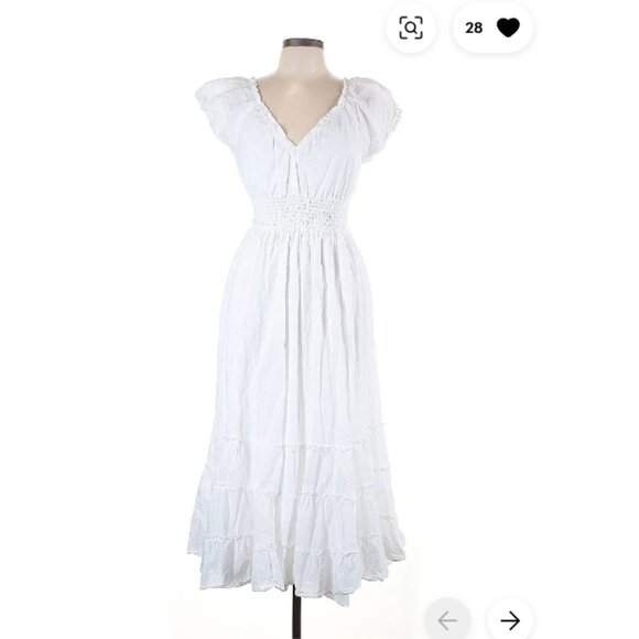 Vintage Betsey Johnson White Sundress - Picture 1 of 4